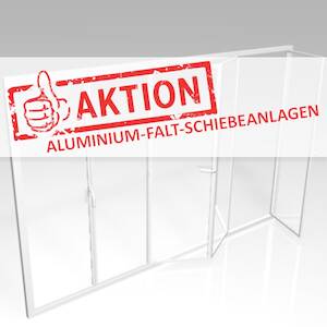 Aluminium-Falt-Schiebeanlagen